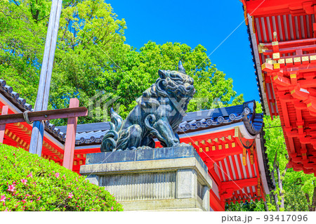 【京都の古都風景】八坂神社周辺の風景 93417096