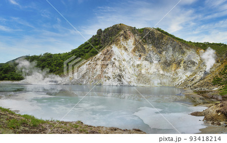 北海道 登別温泉 大湯沼 北海道 登別温泉 大湯沼 93418214