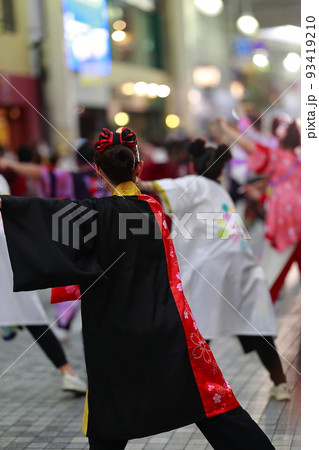 よさこい祭り 踊り子 93419210