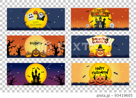 ハロウィン　かわいい　背景 93419605