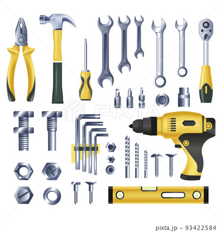 Tools and instruments for repairing and fixing 93422584