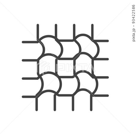 Woven fabric closeup, textile or cloth material 93422586