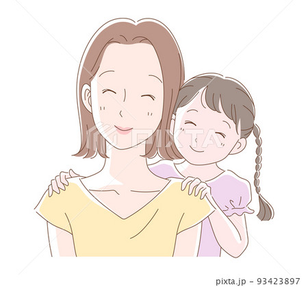仲の良い母と娘 93423897