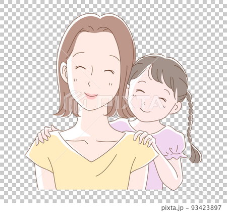 仲の良い母と娘 93423897