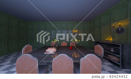 蝋燭に照らされたプライベートルーム 蝋燭に照らされたプライベートルーム 93424432