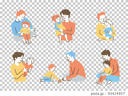 育兒父親_設置_顏色 93424937