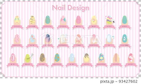 Nail design_set_ 93427602