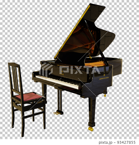 Grand deals piano transparent