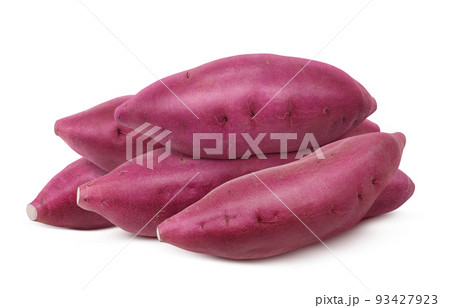 さつまいも サツマイモ イラスト リアル セット 93427923