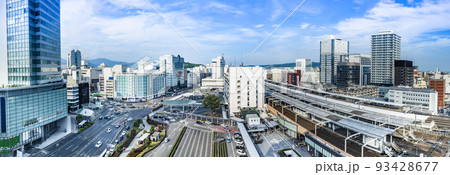 静岡県静岡市の静岡駅北口の市街地 93428677