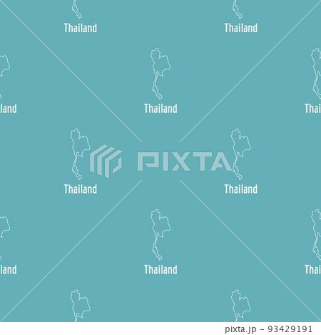 Thailand map thin line vector simple Thailand map thin line vector simple 93429191