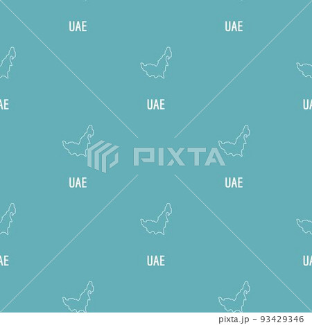 UAE map thin line vector simple 93429346