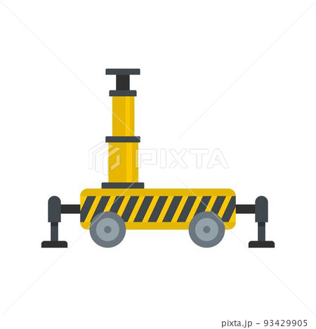 Platform equipment icon, flat style 93429905