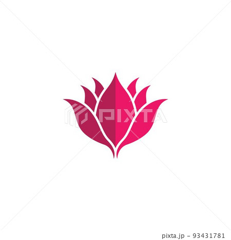 Lotus symbol vector icon 93431781