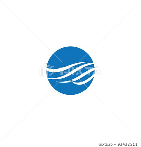 Wave symbol vector illustration design 93432511