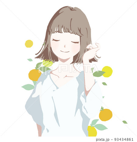 柑橘系の香りの女の子 93434861