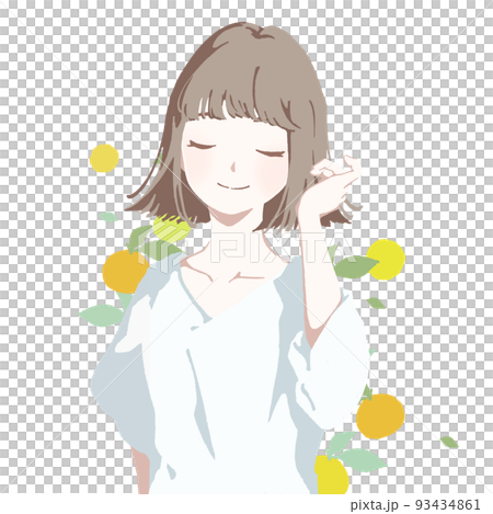 柑橘系の香りの女の子 柑橘系の香りの女の子 93434861