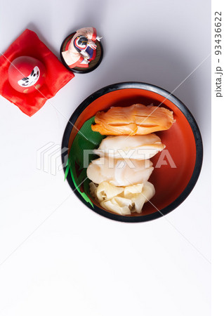 貝づくしの握りすし 貝づくしの握りすし 93436622