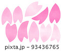桜の花びら 93436765