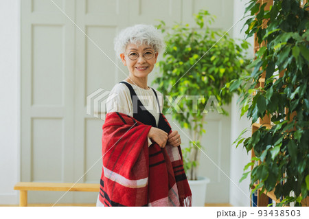 シルバーヘアの女性 シルバーヘアの女性 93438503