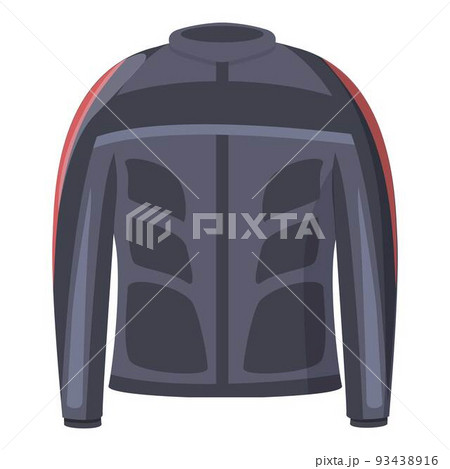 Biker leather jacket icon cartoon vector. Moto clothes. Safety man 93438916