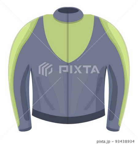Part jacket icon cartoon vector. Moto clothes. Part gear Part jacket icon cartoon vector. Moto clothes. Part gear 93438934