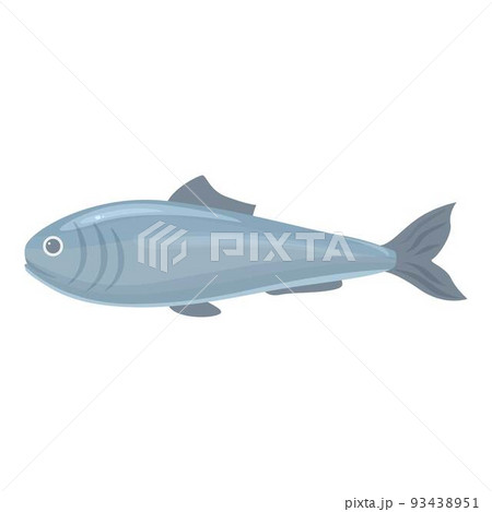 Sea herring icon cartoon vector. Baltic fish. Tuna store 93438951