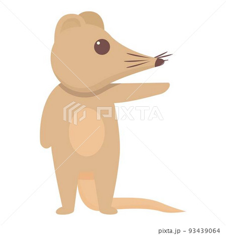 Mouse icon cartoon vector. Domestic animal. Shrew farm 93439064
