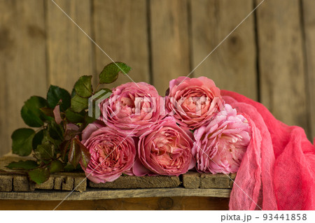 Colorful flowers on a table. Colorful flowers on a table. 93441858