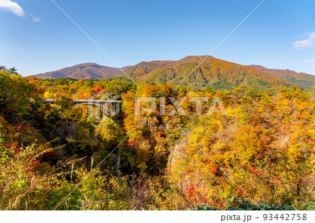 【宮城県】紅葉の鳴子峡(10月) 【宮城県】紅葉の鳴子峡(10月) 93442758