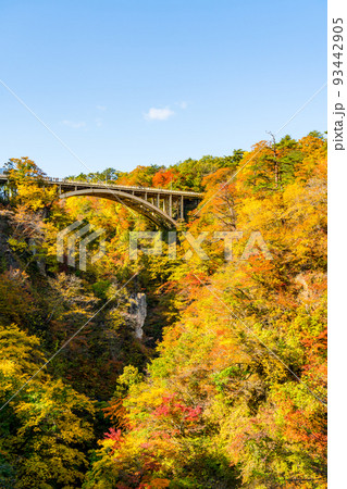【宮城県】紅葉の鳴子峡(10月) 【宮城県】紅葉の鳴子峡(10月) 93442905