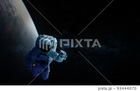 Astronaut and space background. Elements of this image furnished by NASA. Astronaut and space background. Elements of this image furnished by NASA. 93444070