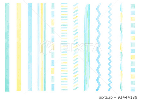 線 装飾 ライン 北欧風 水彩 絵具 背景 素材 AI eps ベクター 線 装飾 ライン 北欧風 水彩 絵具 背景 素材 AI eps ベクター 93444139