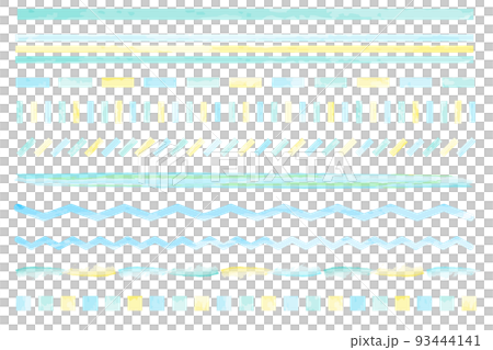 Line decoration line Scandinavian style watercolor paint background material AI eps vector 93444141