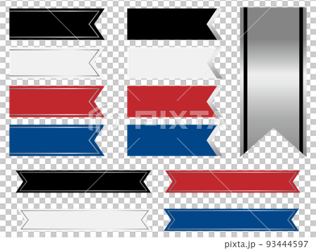 Luxury ribbon 13 types set silver Luxury ribbon 13 types set silver 93444597