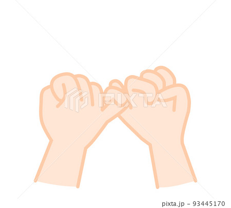 指切りのイメージイラスト素材 93445170