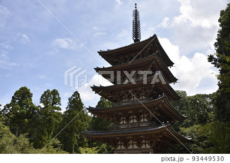 醍醐寺　五重塔　国宝 93449530
