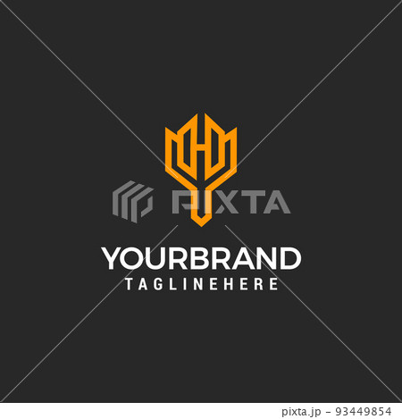 YH HY Abstract initial monogram letter alphabet logo design YH HY Abstract initial monogram letter alphabet logo design 93449854