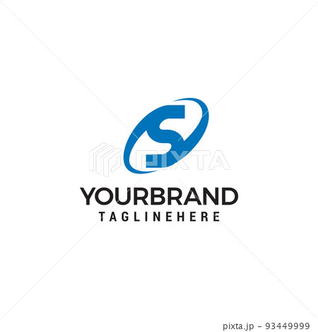 Minimalist motion letter S motion logo icon vector template on white background Minimalist motion letter S motion logo icon vector template on white background 93449999