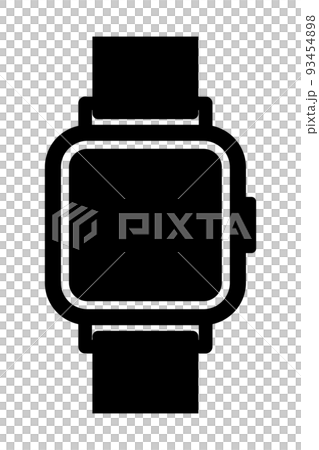 smart watch silhouette 93454898
