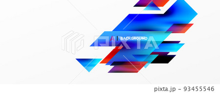 Modern trendy minimalist abstract background. Geometric pattern design, 3d and shadow effects. Vector Illustration Modern trendy minimalist abstract background. Geometric pattern design, 3d and shadow effects. Vector Illustration 93455546