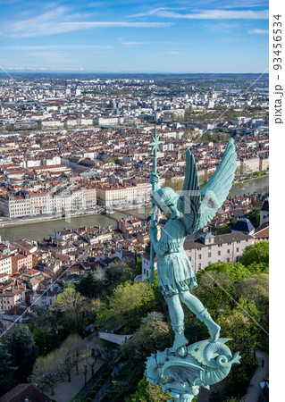 View of Lyon from the top View of Lyon from the top 93456534