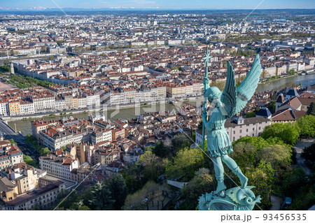 View of Lyon from the top 93456535