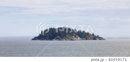 Passage Island in Howe Sound near West Vancouver, British Columbia, Canada. Passage Island in Howe Sound near West Vancouver, British Columbia, Canada. 93459171