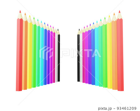 色鉛筆　背景 93461209