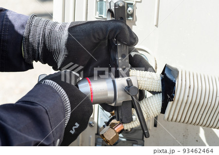 家庭用エアコン修理　フレア加工 93462464