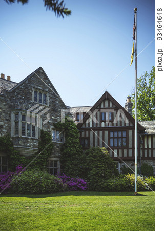 Old building, New Jersey Garden State Manor House, England's Design.  93464648