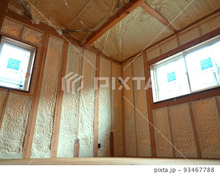 住宅の吹付断熱工事発泡ウレタン02 住宅の吹付断熱工事発泡ウレタン02 93467788