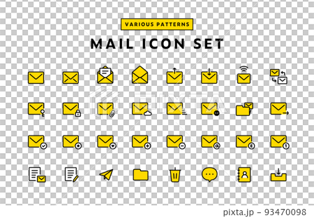 メールのアイコンのセット Eメール email ビジネス 送信 受信 既読 未読 メッセージ 開封 メールのアイコンのセット Eメール email ビジネス 送信 受信 既読 未読 メッセージ 開封 93470098