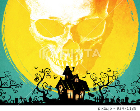 ハロウィンの背景 93471139